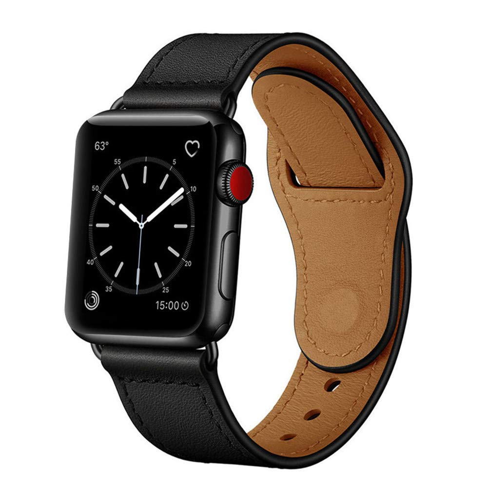 Apple Watch レザーバンド 純正44.45mm対応-